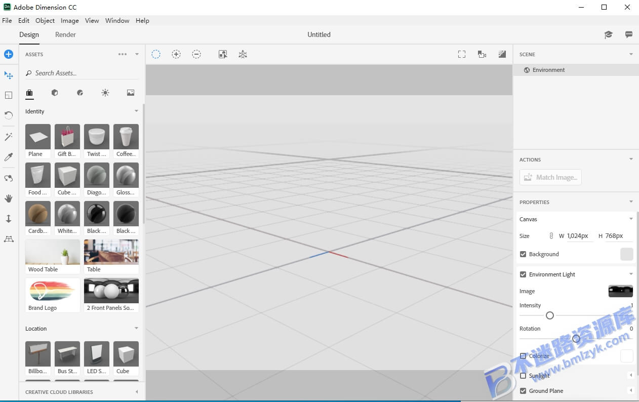 【Windows】Adobe Dimension v1.0(Dn2018)直装版 – 3D设计与渲染一体化工具