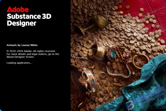 【Windows】Adobe Substance 3D Designer(简称Ds) v16.0.0直装版 – 专业3D纹理与材质设计工具