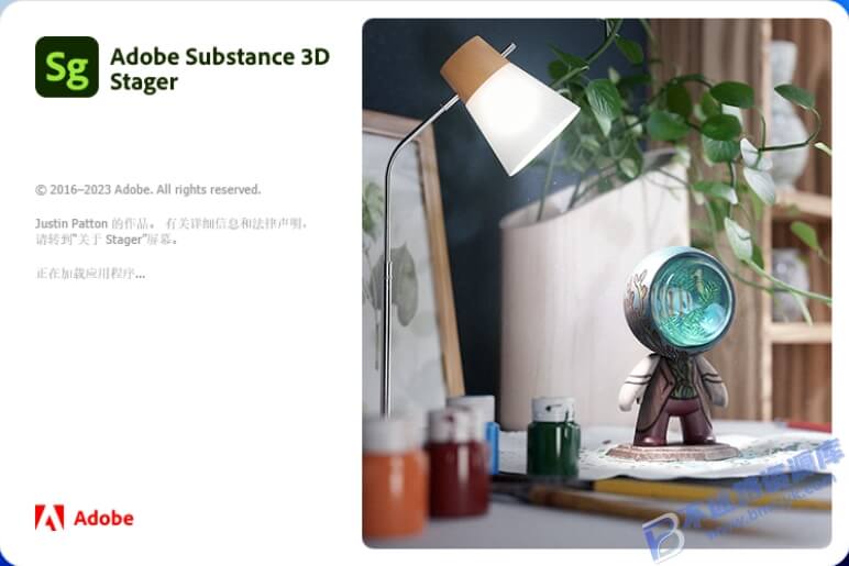 【Windows】Adobe Substance 3D Stager(简称Sg) v1.2直装版 – 专业3D场景布置与渲染工具