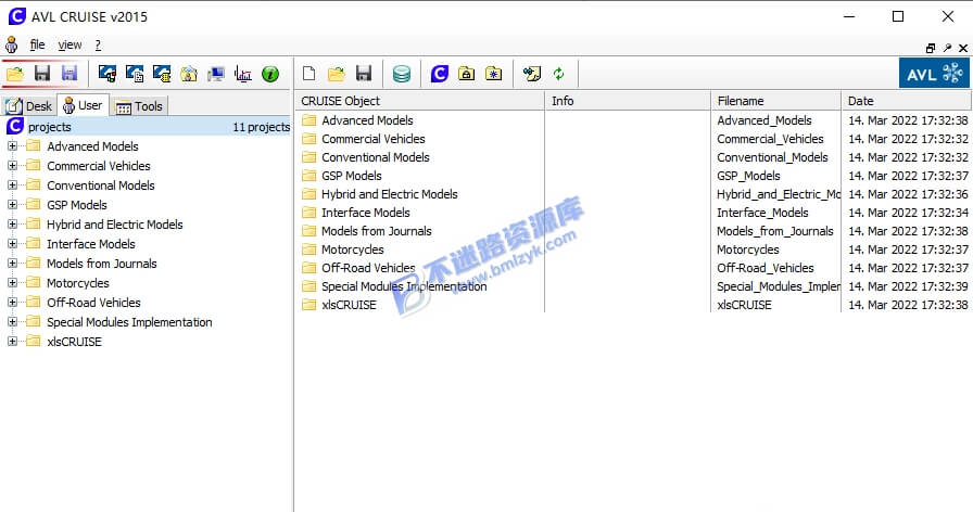 【Windows】AVL Cruise 2015安装版 – 车辆系统仿真工具