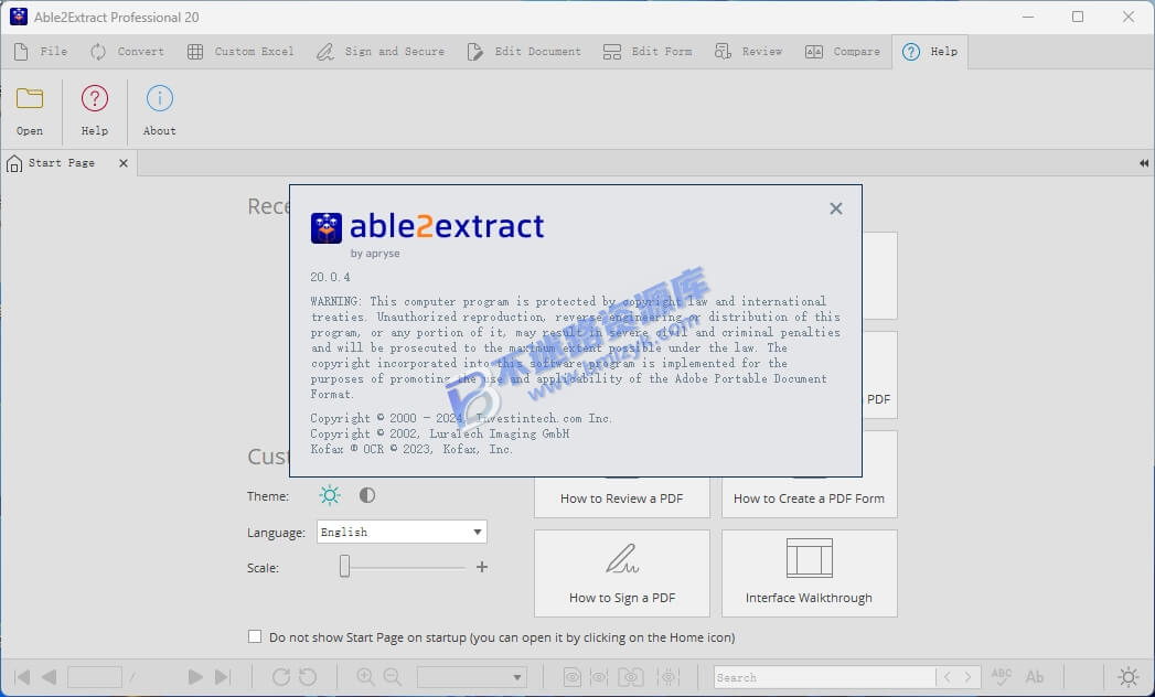 【Windows】Able2Extract 20专业版 – PDF文件转多格式工具