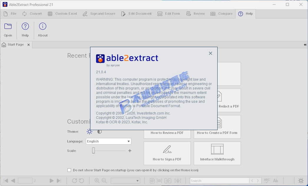 【Windows】Able2Extract 21专业版 – PDF文件转多格式工具