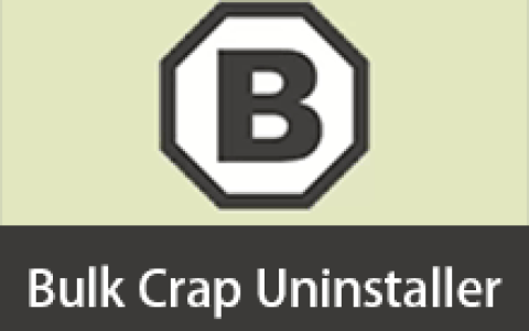 【Windows】Bulk Crap Uninstaller v6.2.0 便携版 – 批量软件卸载工具