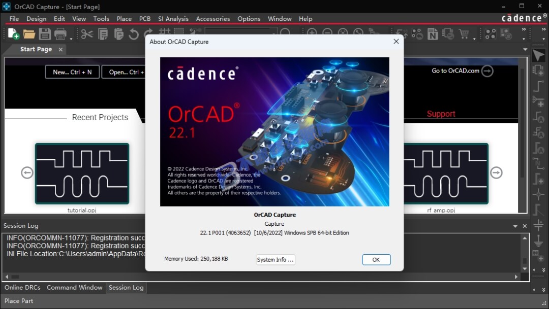 【Windows】Cadence SPB 2022 v22.10安装版 – 电子设计自动化软件