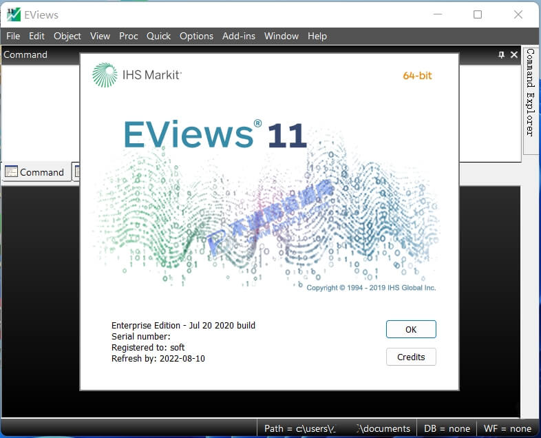 【Windows】EViews 11.0安装版 – 计量经济学分析软件