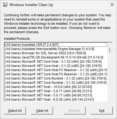 【Windows】WindowsInstallerCleanUp 便携版 – 系统清理工具