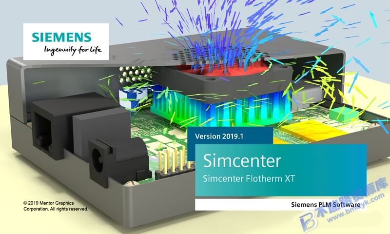 【Windows】FloTHERM XT 2019.1安装版 – 电子系统散热仿真软件