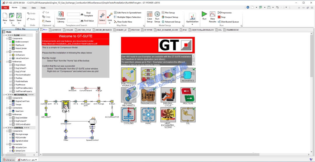 【Windows】GT-SUITE 2016 安装版 – 仿真分析系列套装软件
