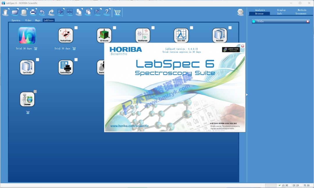 【Windows】LabSpec 6.4安装版 – 光谱分析软件